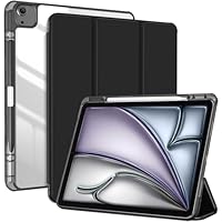 Coque IPad Air 13" M3/M2 (2025/2024) - Housse Anti-choc TPU - Motif Tortue Océan - Porte-stylo - Auto Veille/réveil