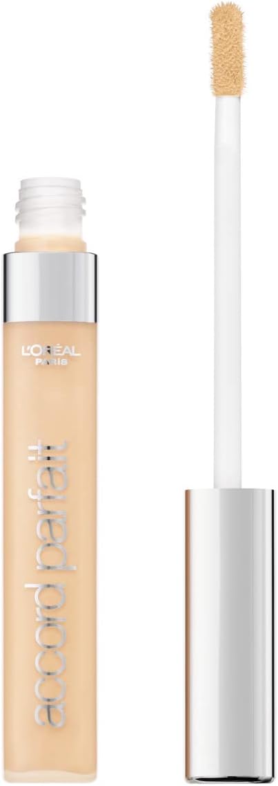 True Match Concealer Enriched with Caffeine to Brighten Eye Area and Fight Dark Circles, Lightweight Medium to High Buildable Coverage, Custom Finish to Correct Skin Tone, 1N Ivory