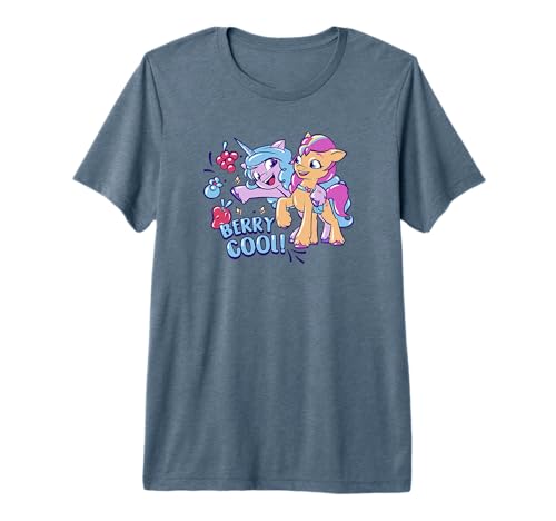 T-shirt My Little Pony Izzy Moonbow et Sunny Starscout premium rose en coton pour enfant