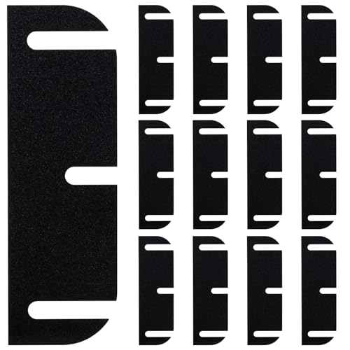 Image of 12 Pack Door Hinge Shims, 3.5 Inch Door Hinge Spacer Kit, Precut Polycarbonate (PC) Hinge Shims with DIY Trimmable Option for Door Alignment & Repair, Standard Pattern, 1.2mm / 0.05” Thickness