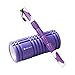 Textured Foam Roller & Muscle Stick Roller by Solona Fitness - Best For Muscle Trigger Points & Self-Myofascial Release, Physical Therapy - Pilates, Yoga, Cross Training - High Density - 13″ - Purple