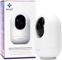 EKAZA Câmera Nuvem Home Inteligente WiFi 3MP Ultra HD 2K EKGD-T4117