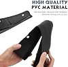 2 PCS Defensas para Llantas, Guardabarros Laterales Delanteros/Traseros de PVC, Accesorios Universales para Guardabarros, para la Mayoria de Autos, Camionetas y SUVs (Negro) 6