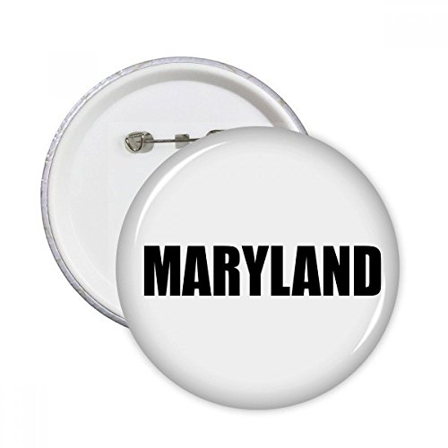 Badge bouton Maryland broche ronde S pour personnaliser un vêtement