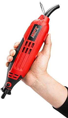 MPT 160W Rotary Multi Tool Kit Corded Rotary Power Tool Kit Set - 62 Accessories Variable Speed 10000-36000 RPM - Cutting Sanding Drilling Polishing Carving Sharpening Engraving - DIY