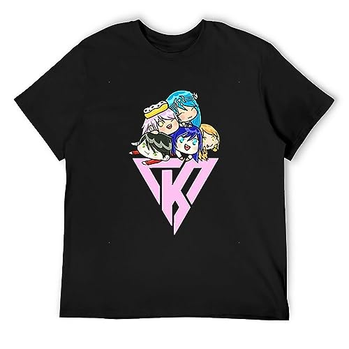 Gacha Life Funneh Krew Gacha - Camiseta para hombre, unisex, color negro, Negro , XL