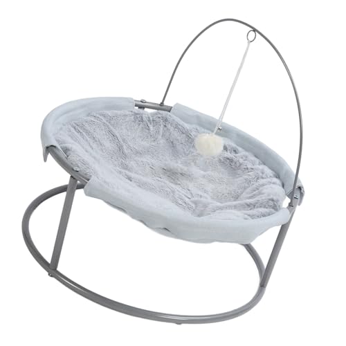 Rede Elevada para Gatos, Cama Removível Dobrável para Gatos e Cães Pequenos, área de Dormir Espaçosa