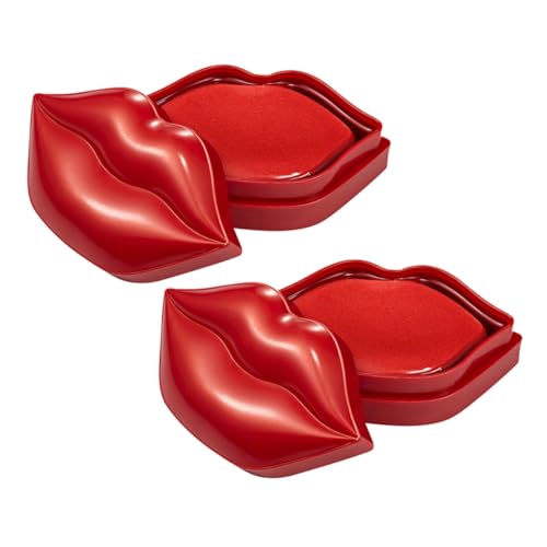 Healvian Mascarillas Labiales En Gel 40 Unidades Hidratante Antiarrugas Para Mujer Cuidado Nocturno Exfoliante Labios Secos y Agrietados Uso Diario