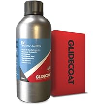 RV Ceramic Coating - 120ml - Wax Alternative for Campers, Travel Trailers & 5th Wheels - Up to 2 Years UV Protection, Super Hydrophobic Surface Repels Contaminants, Better-than-new Shine