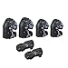 rockible Children Gear Set Hand Pads Multiuse Shockproof Skateboard Gear Set for Basketball Biking Exercise Kids, Black