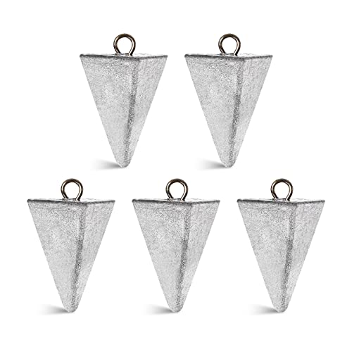 Croch Pyramid Sinkers Fishing Weights For Saltwater 1Oz 2Oz 3Oz 4Oz #TOP20
