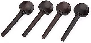 VGEBY 4pcs Cello Tuning Peg No Hole Ebony Wood 4/4 Cello Peg Elegant