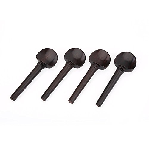 4pcs Ebony Wood 4/4 Cello Tuning Pegs