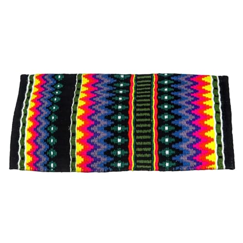 EQUIEMPRESS Western Show Saddle pad/New Zealand Wool Horse Western Saddle Blanket Top Wool Pad Sensor Flex (Customization Available) AZ-226 (36