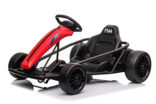 FINOOS Kinder Elektroauto 24V Drift-Kart GoKart - Drift Cart | Bis13 Km/h -...