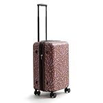 Vera Bradley Women's Hardside Luggage 22 Inch Adair Spinner, Tiny Garden Lavender Frost, One Size