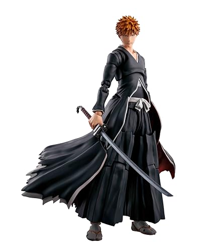 TAMASHII Nations Ichigo Kurosaki -getsugatensho- Figura 15,5 cm Bleach SH figuarts