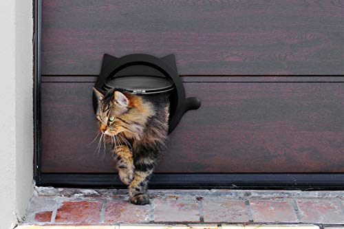 LYNX Cat Door for Pets β 4 Way Locking Cat Flap - for Interior Doors & Exterior Doors - Image 5