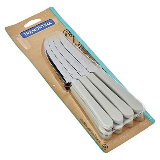 Conjunto Facas Churrasco Inox 12pcs Leme Cinza Tramontina