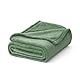 MIULEE Kuscheldecke Flauschig Decke Fleecedecke Wohndecken Couchdecke Flauschig Überwurf Mikrofaser Tagesdecke Sofadecke Blanket Für Bett Sofa Schlafzimmer Büro 150x200 cm Matcha Grün