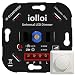 Produktbild iolloi Universal-Dimmer LED 3300 Watt, Drehdimmer mit Phasenanschnitts und Phasenabschnitts, kompatibel mit Busch Jäger, Gira, Jung, Berker, Kopp,3 Jahre Garantie (Mit Abdeckung)