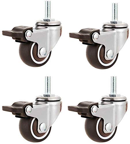 Roulettes pivotantes MU anti bruit pour stopper les rayures sur parquet