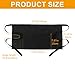 TLPCRKI Black Server Apron with 3 Pockets, Waterproof & Oil Resistant, Unisex, One Size Fits All