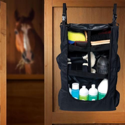 Bolsa de cepillos para caballos equipo para establo de caballos impermeable y duradero 3