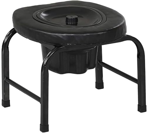Silla de inodoro portátil de acero inoxidable