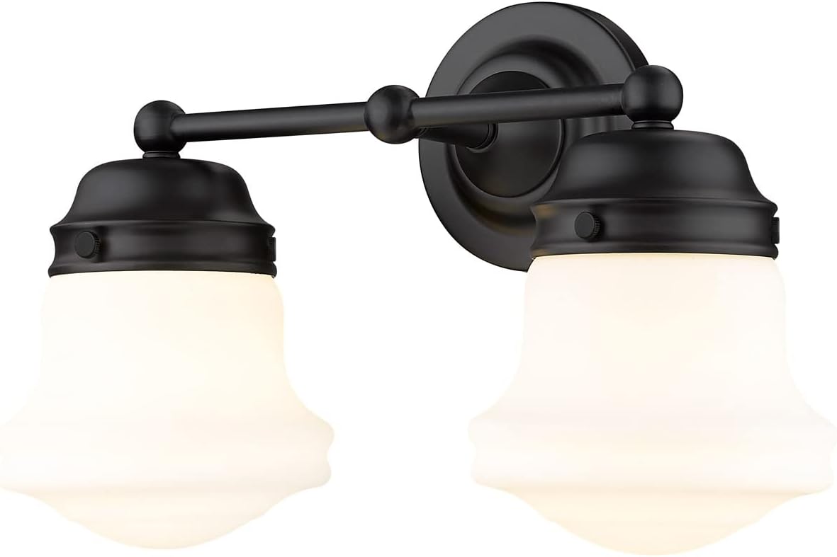 Z-Lite 2 Light Vanity 735-2V-MB, Black
