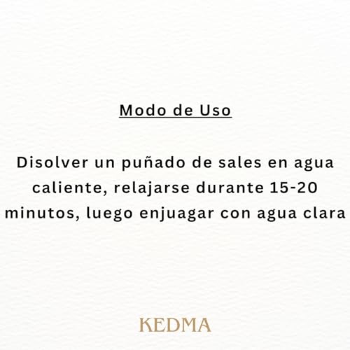 Kedma - Sali Da Bagno Di Lusso A Base Di Minerali Del Mar Morto - Lenitivo E Rilassante - 500G - 8