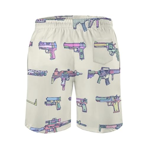 Weapons Guns Men's Swim Trunks Quick Dry Bathing Suit Swimming Shorts Beach Swimwear3