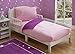 Toddler Bedding Set | Girls 4 Piece Collection | Fitted Sheet, Flat Top Sheet w/ Elastic bottom, Fitted Comforter w/ Elastic bottom, Pillowcase | Delta Children | Pink & Purple | Gingham