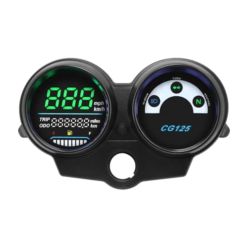 Compteur numérique moto Honda CG150 Fan150 2012 tachymètre électronique LED noir