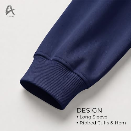 Image of Men's Long Sleeve T-Shirt 100% Cotton Plain Crew Neck Casual Regular Fit Soft Basic Tee for Men