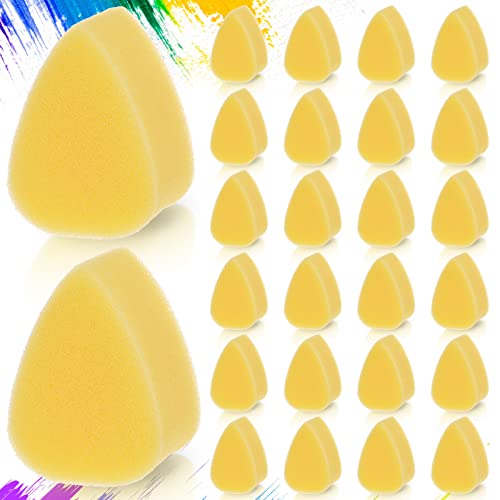 24 Pcs Face Paint Sponges Face Painting Petal Sponge High Density Face Painting Supplies For Kids Adults Makeup Art Work Halloween Body Painting, Tear Drop #TOP7
