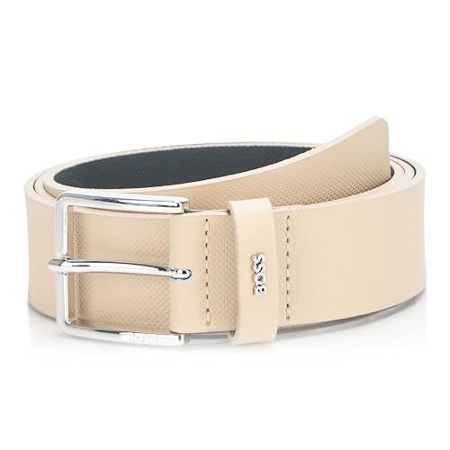 BOSS mens Printed Leather Casual Belt2