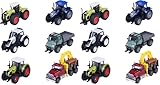 En route vers les champs – Que ce soit pour les tracteurs ou les camionnettes : les voitures jouets Majorette de qualité supérieure de l'édition ferme fournissent des machines agricoles sous licence officielle dans un format miniature pratique (7 cm)
