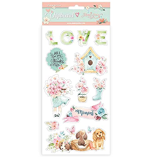 Circle Of Love Chipboard - Stamperia #TOP6