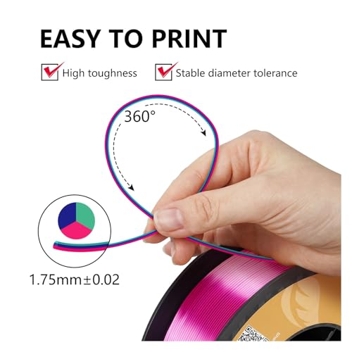 Filamento PLA Seda 1kg 1,75mm para Impresión 3D - Fernando Cortés Filamento PLA Seda 1kg 1,75mm para Impresión 3D - Fernando Cortés