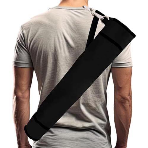 Carcaj de campo – Carcaj para tiro con el de 18,9 pulgadas portátil en la parte posterior | Faros ajustables para practicar con el recurvo compuesto | Estilo mochila de 20 flechas de gran capacidad