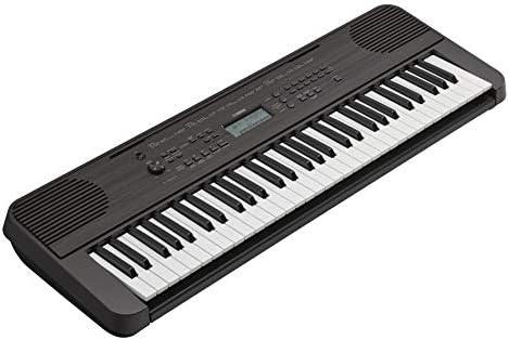 YAMAHA PSR-E360 Portable Keyboard, Dark Walnut finish