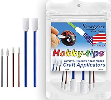 Swab-its Hobby-TipsTM Durable & Reusable Craft Applicators 87-8206