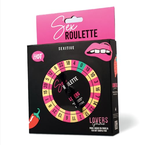 Sexitive Sex ROULETTE Lovers Game. Conjunto de roleta para casais, conjunto de mesa para adultos. 24 desafios para um prazer emocionante. Inclui QR com 5 relatos eróticos.