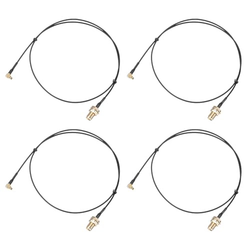 Cable RF1.37 de baja pérdida con conector MMCX en ángulo recto y SMA hembra uxcell