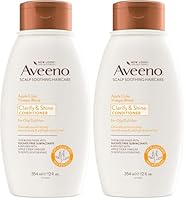 Aveeno Apple Cider Vinegar Clarifying Conditioner for Dull Hair 354ml (Pack of 2)