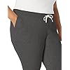 Amazon-Essentials-Womens-Relaxed-Fit-Fleece-Jogger-Sweatpant-Available-in-Plus-Size Amazon Essentials Women's Fleece Jogger Sweatpant (Available in Plus Size), Charcoal Heather, X-Large