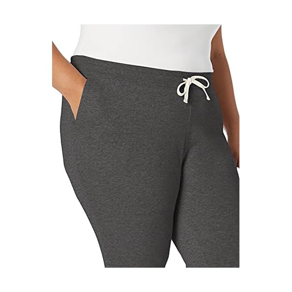 Amazon-Essentials-Womens-Relaxed-Fit-Fleece-Jogger-Sweatpant-Available-in-Plus-Size Amazon Essentials Women's Fleece Jogger Sweatpant (Available in Plus Size), Charcoal Heather, X-Large
