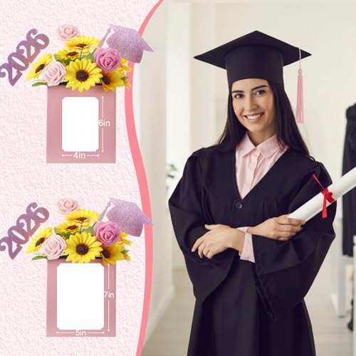 Centres de table classe 2026 Glenmal lot de 3 boîtes avec fleurs