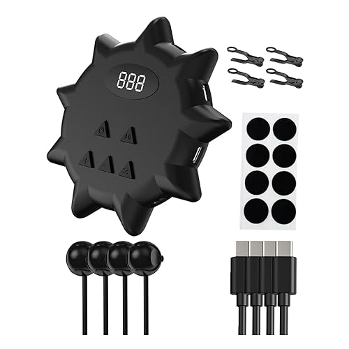 YEJBBUC Clicker Écran de téléphone automatique Tapper pour les diffusions en direct Jeu 4 têtes de clic 9,5 x 9,5 cm